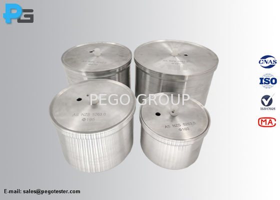AS/NZS 5263.0 Aluminum Standard Test Vessels for Testing Hotplate Burners and Gas Burners