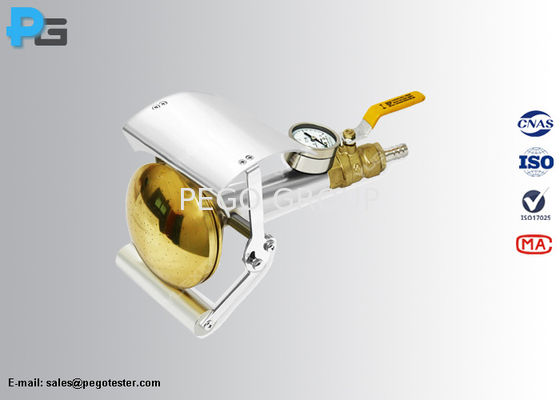 Çukur çapı 0,5 mm Alüminyum Baffle IPX3/IPX4 Girme Koruma Testleri Elde Tutulan püskürtme nozlu IEC60529 Madde 14.2.3/14.2.4
