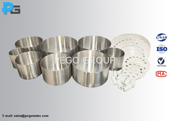 EN 60350-2 Uyumlu Paslanmaz Çelik Standartlaştırılmış Enerji Ölçümü için Silindirik Tasarımlı Tencere