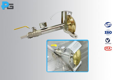 Pirinç Sprinkler Kafalı Su Püskürtme Memesi IP Test Cihazı IEC60529 IPX3 / IPX4